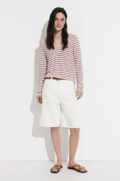 eseOese CAMISETA LINO STRIPES