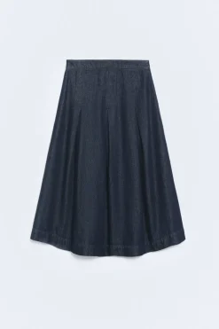 eseOese FALDA MIDI DENIM PHOENIX