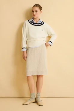 eseOese FALDA MIDI TOPOS LOREN