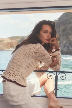eseOese JERSEY CROCHET CARMELA
