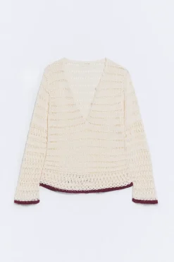 eseOese JERSEY CROCHET CARMELA