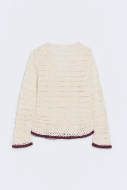 eseOese JERSEY CROCHET CARMELA