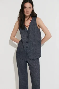 eseOese PANTALÓN LINO SEINE