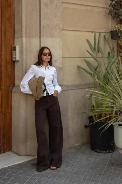 eseOese PANTALÓN TIRO BAJO WIDE COOPER
