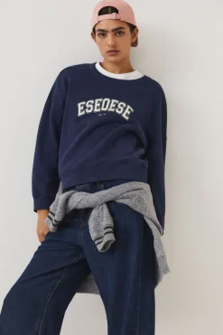 eseOese SUDADERA ALGODÓN COLLEGE