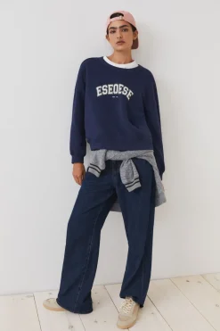 eseOese SUDADERA ALGODÓN COLLEGE