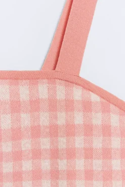 eseOese TOP CUADROS VICHY AMY