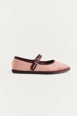 eseOese ZAPATO TERCIOPELO MARY JANE